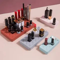 New Design Cosmetics Desktop Organizer Silicone Lipsticks Eyebrow Pencils Storage Rack - Image 1