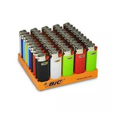 Customized smaller size transparent plastic cigarettes Bic lighter ,factory best selling in cheap price - Image 1