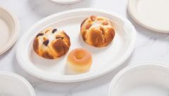 Compostable Biodegradable Disposable Sugarcane Bagasse Paper Plates Tableware - Image 4