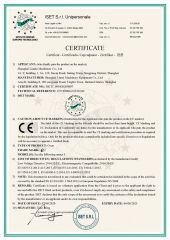CE certificate from Henan Wealth Machinery Co., Ltd