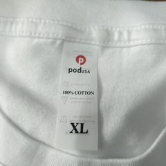 Mans Black White T Shirt - Image 3