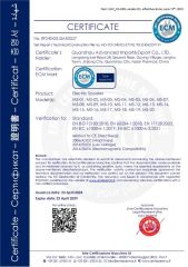 CE certification certificate from QUANZHOU ADVANCED IMPORT & EXPORT CO., LTD.