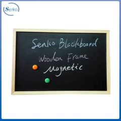 Kids Using Green Magnetic Chalkboard with Magnets and Chalks Origin China Trademark Senko HS Code 96100000 Model NO. - Image 1