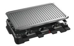 Electric Raclette Grill Griddle for Raclette Mini Pizzas with 8 Pans - Image 1