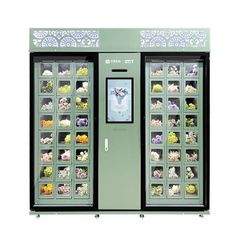 Commercial Automatic Flower Vending Kiosk Smart Refrigerated Fresh Bouquet Dispenser for Florists and Retail Stores - Image 1