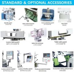 X6323 Series Milling Machine Good Quality. Object Tool Origin China Trademark OEM Condition New Model NO. X6323 Certification CE - Image 5