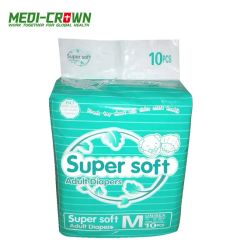 Adult Diaper for Old Adult Diaper OEM Yes Group All Sample Free Type Diapers Origin China HS Code 3005901000 Trademark MEDI-CROWN - Image 2