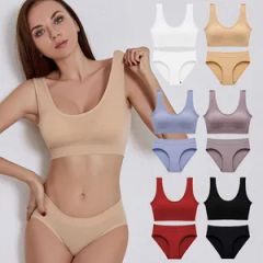 Chic Women's Seamless Lingerie Sets for Active Comfort Origin China Gender Women Age Group Adults HS Code 6212101000 Pattern Pure - JIANGXI EDMOND FASHION CO., LTD.