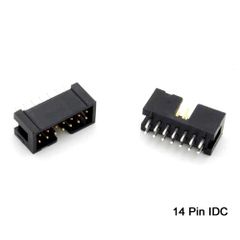 14 Pin IDC Male Header Connector PC Mount Number of Pins 14 Type IDC Male Header IDC Sockets/Plugs 0.1" Material Zinc - Image 1