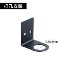 Hotel Amenities Customized Stainless Steel Shampoo Bottle Single Dispenser Bracket - Image 4