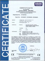 ce for gps lcd goods certificate from Shenzhen Reaper Electronics Co., Ltd.