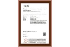 SGS certificate from Taizhou ATS Optical Material Co., Ltd.