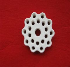 High Tempearure Kiln Multihole Mullite Ceramic Heating Disc for Radiant Heater - Image 2