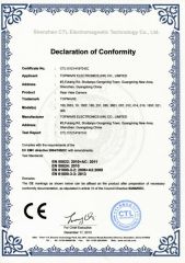 CE Certificate certificate from Shenzhen Topnavis Electronics Co., Ltd.