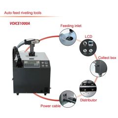 High Efficiency 3.2/4.0/4.8mm Air pneumatic Gun Auto Feed Riveting Machine Tool - Image 4