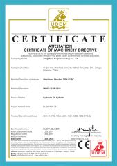 CE certificate from Yangzhou Tongte Technology Co., Ltd.