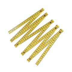 1m/2meter Yellow Color ABS Plastic Folding Ruler Accuracy 1mm Range 0-200cm Model NO. WF06 HS Code 90178000 Precision - Image 3