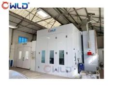 Wld Car Paint Booth with Builtl-in Ramp Auto Spray Booth with Inside Ramp Painting Booth with Ramp in Inside Painting Cabin Painting Room/ Cabin/Oven CE - Image 4