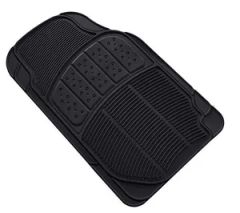 3 PCS PVC Car Mat Black - Image 2