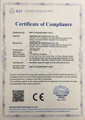CE-LVD certificate from Shenzhen GM Technology Co., Ltd.