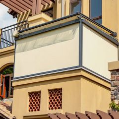 Motorized Zipper Track Outdoor Screen Roller Blinds Origin China Trademark OEM Warranty 1 Year Model NO. ZPS001 HS Code - Image 6