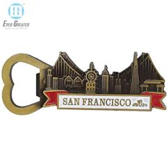 Custom Metal Refrigerator Magnet Bottle Opener Origin China Style Ancient Color Customized Shape Customized Quality High Class - Image 1