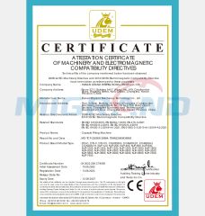 Capsule Filling Machine CE certificate of Hunan Migrand Machinery Technology Co., Ltd. – certificate photo, supplier certificates section