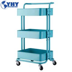 3tier Multifunction Storage Trolley Rack Office Shelves - Image 2