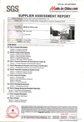 SGS certificate from Chiping Jiabao Decoration Materials Co., Ltd.