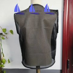 a Black Mesh Fishing Vest - Image 4
