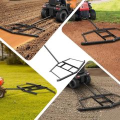 74 Inch Heavy-Duty Steel Drag Rake Suitable for Tractors Flat Rake Grader - Image 3