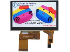 3.3V/5V TFT Module -4.3inch TFT with Touch Screen for Embedded Systems - Image 1