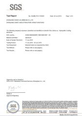 SGS test report certificate of Zhenjiang Runfa Aluminium Co., Ltd. – certificate photo, supplier certificates section