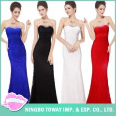 Classy Party Strapless Amazing Prom Dresses for Cheap - Image 1