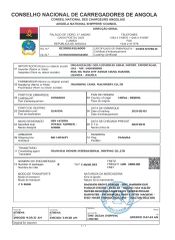 CNCA certificate from Qingdao Tavol Machinery Co., Ltd.