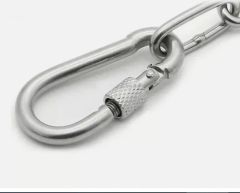 Rigging Hardware Hook Stainless Steel Spring Snap Hooks with Eyelets and Screw Nuts - Image 4