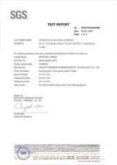 UV certificate from Shanghai Sling-Ring Company