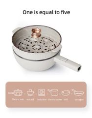 Multifunction Electric Cooking Pot Electric Pot Cooking Multifunctional Multipurpose Electric Cooking Pot Non Stick Electric Cooking Pot Wholesale Price - Image 5