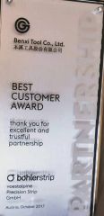 certificate certificate from Benxi Tool Co., Ltd.
