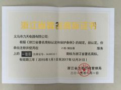 YI PAI DE certificate from YIWU LITIAN ELECTRICAL APPLIANCE CO., LTD.