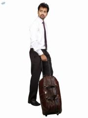 Genuine Leather Trolley Bags - Image 1