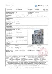 TUV product test report certificate from Foshan Nanhai Epe Truss Stage Equipment Co., Ltd