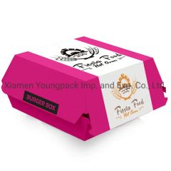 Customized Disposable Mini Hamburger Packaging Box Custom Burger Boxes - Image 1