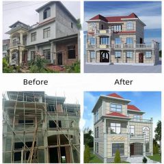 Weather-Resistant Natural Stone Coating for Buildings - Image 2