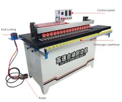 Woodworking CNC Router Machine Home Carptner Edge Banding Machine Portable Gluing Cabinet Door Furniture Curved Straight Line Special-Shaped Small Edge Bander - Image 5