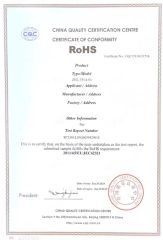 RoHS certificate from Foshan Zihuoli Spring Co.,Ltd.