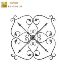 Wrought Iron Stair Railing Panels Parts Origin China Stair Tread Metal Trademark DINGGIN HS Code 8306299000 Baluster Cast - Image 6
