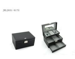 Handmade Luxury PU Leather Jewelry Box for Storage and Display - Image 1