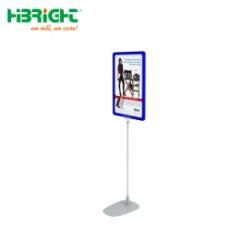 Supermarket Store Advertising Poster Holder Display Plastic Sign Stand with A4 Paper Frame - Image 1