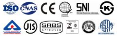 Certification certificate from Shanghai Baori Steel Industries Co., Ltd.